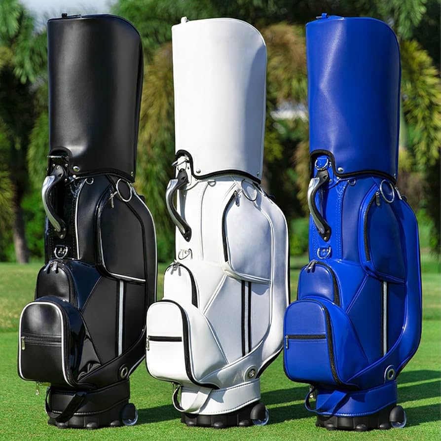 クラブケース付き！ゴルフキャディバッグ ゴルフ ローラーキャディバック キャディバッグ ローラー付き